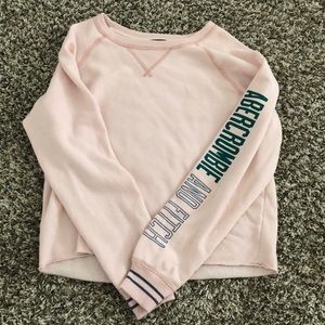 abercrombie pink crew